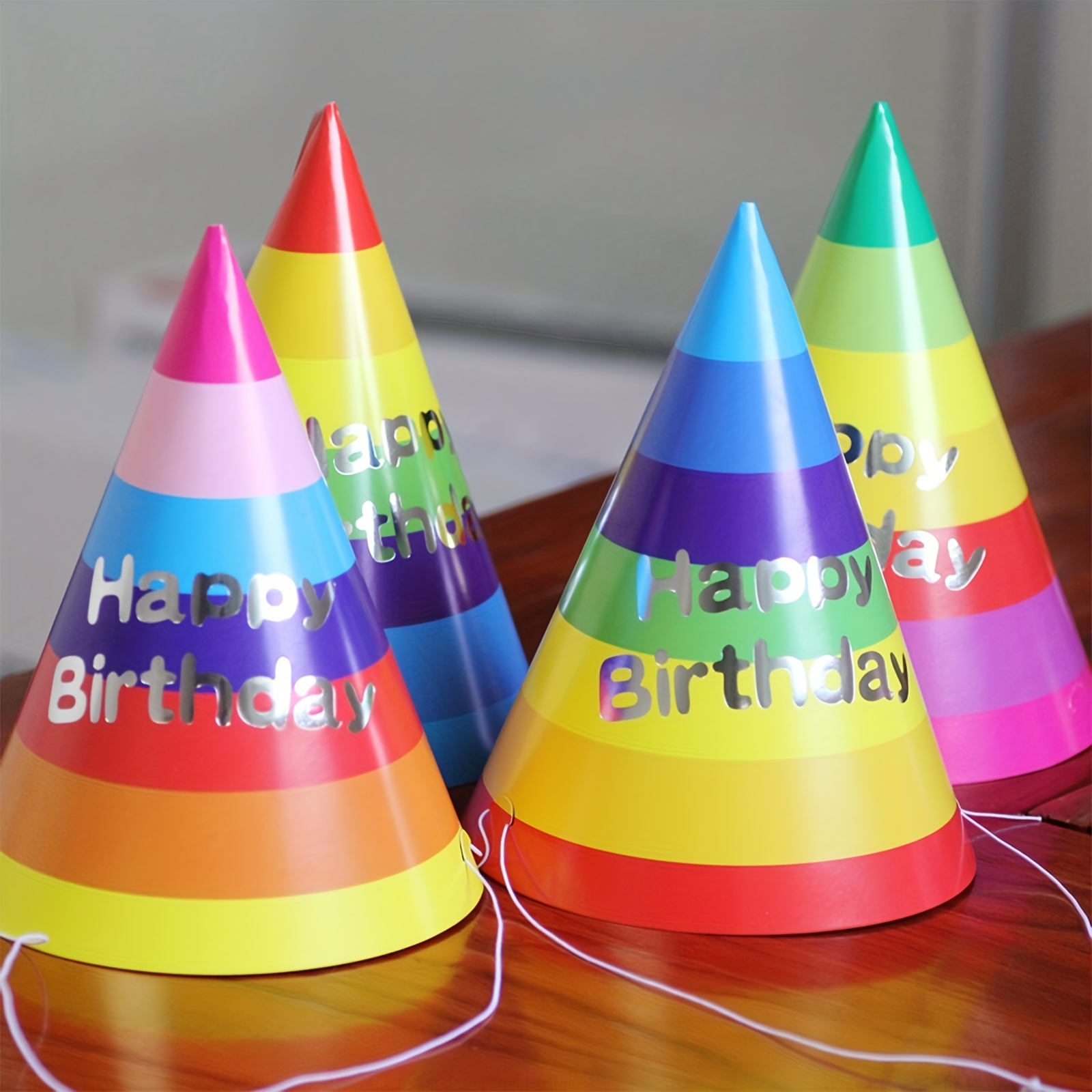 8pcs birthday hat decorations DIY Birthday Hat aldult party hats for adults  child bronzing props decorate birthday items Kids Birthday Hat Baby