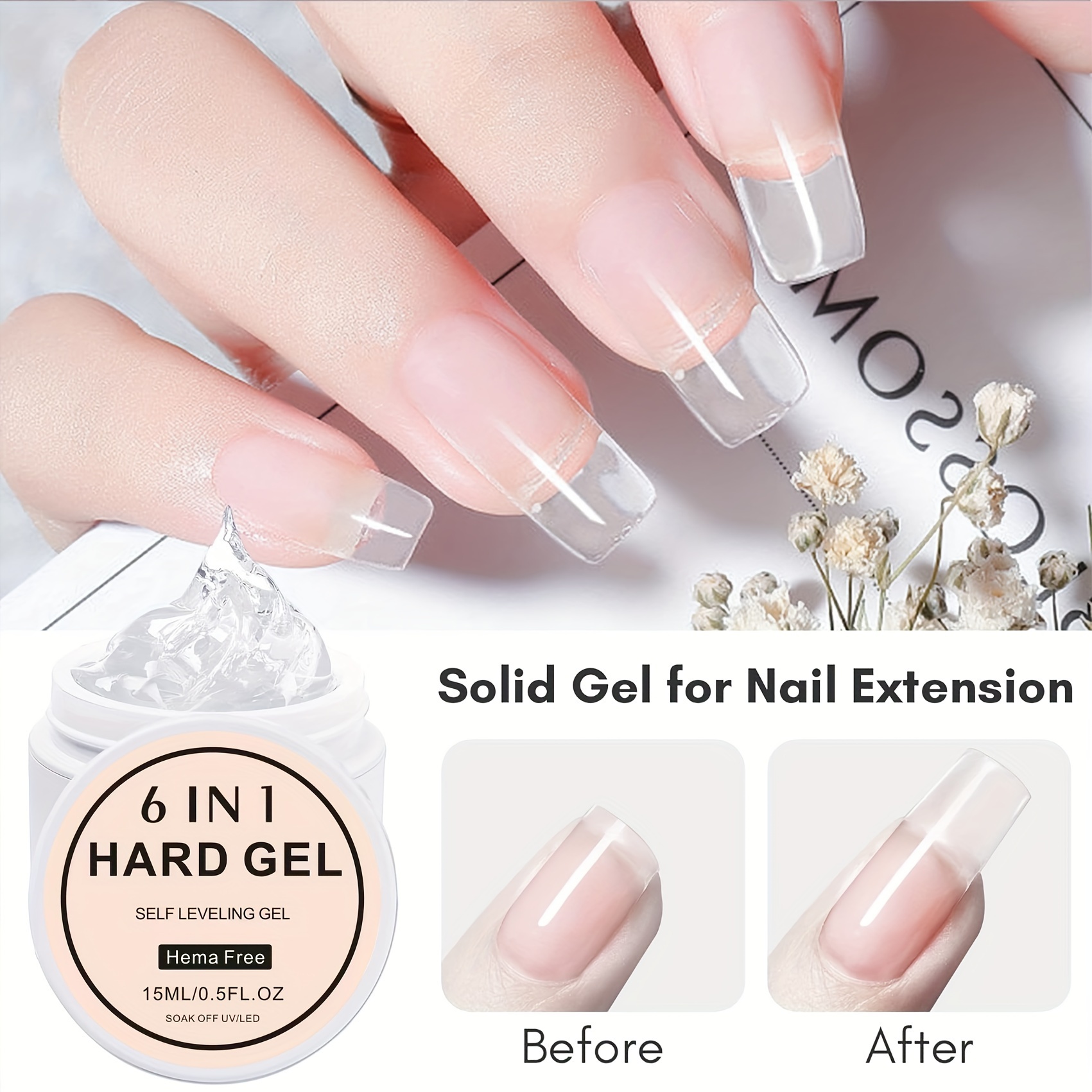 Temporary Hand Nail Extension (With Gel Polish) – Perfect Nails Salon