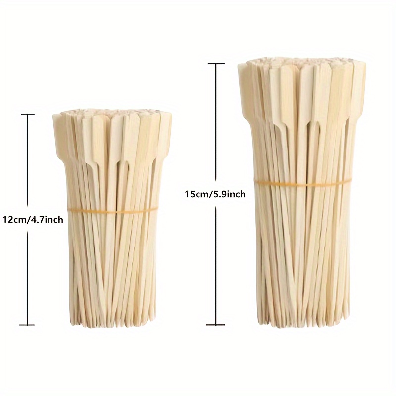 Vilde Stuzzicadenti in legno di bambù spiedini in legno di bambù spiedini  lunghi per carne e shish kebab 50 pezzi 50 pezzi 30 cm