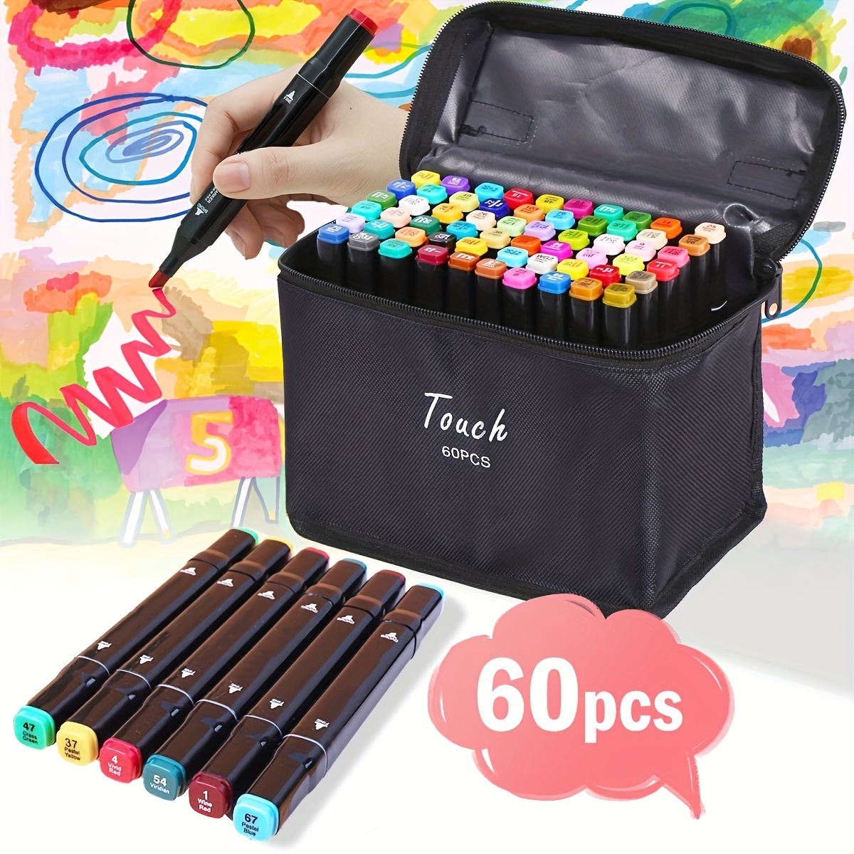 Alcohol Markers 36 Colors Dual Tip Art Markers Sketch - Temu
