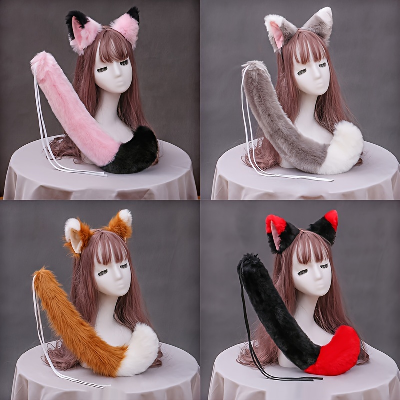 Cosplay Cat Tail Kitten Tail Show Anime Cat Ears Maid Cute Anime Accessori  ZT