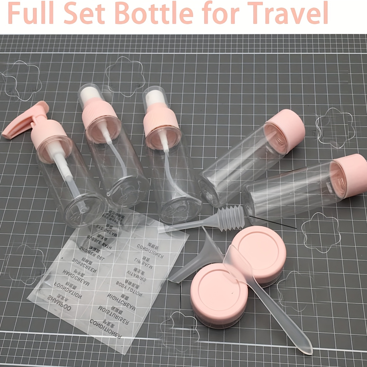 Juego Botellas Recargables Viaje 8 Uds. Loción En Aerosol - Temu Mexico