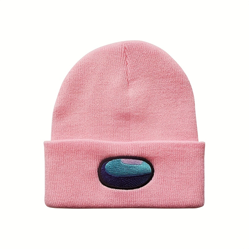 Space Werewolf Killing Embroidery Knitted Hat Autumn Winter Warm Woolen Hat