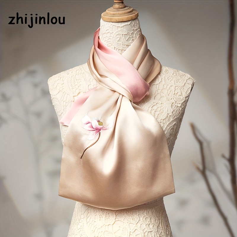 Women Silk Scarfs - Temu Canada