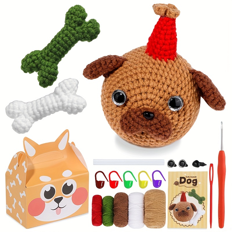 Crochet Kits, Diy Crochet Kit For Beginners, Cute Animal Kit
