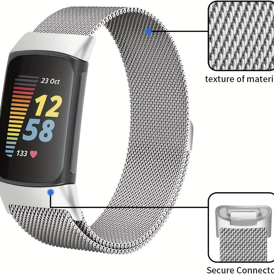 Correa de repuesto compatible con Fitbit Versa 2/Versa Lite, pulsera de  repuesto con diamantes de imitación de metal brillante para reloj  inteligente