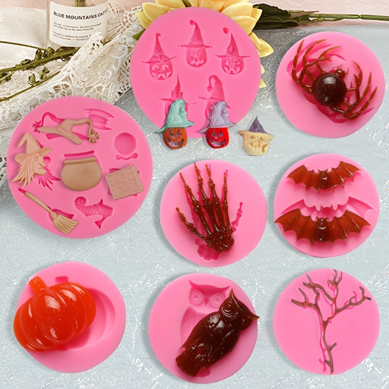 Halloween Theme Silicone Mold - Halloween Fondant Molds 