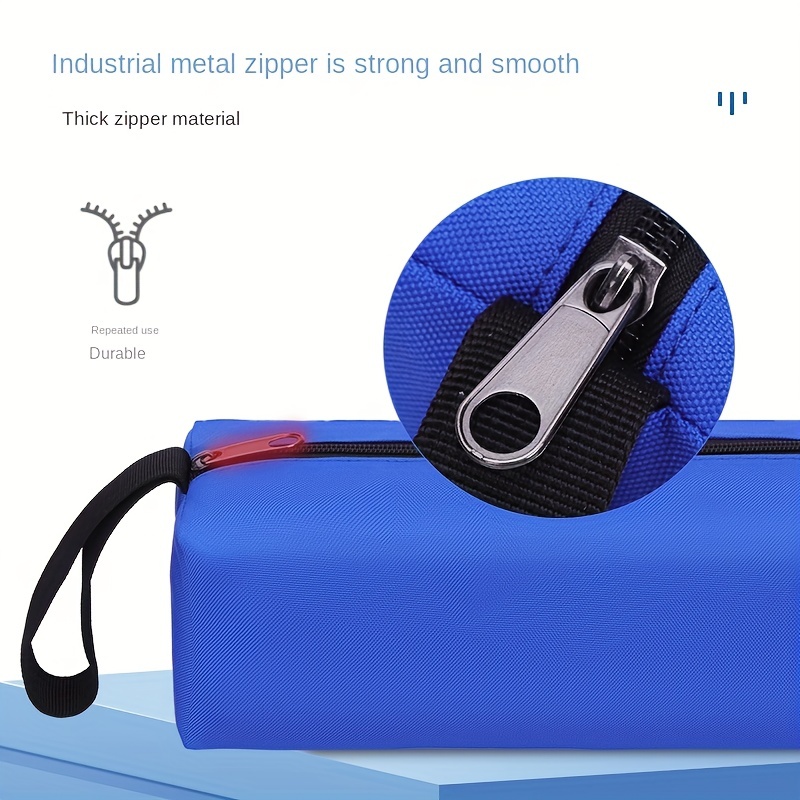 Mochila de tela Oxford para herramientas, bolsa resistente al desgaste para  electricista, fontanero y reparador (azul)
