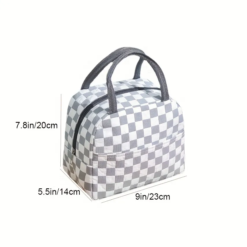 1pc New Style Bubble Grid Insulation Bag Waterproof Picnic Lunch Bag Ice Bag  Large Capacity Lunch