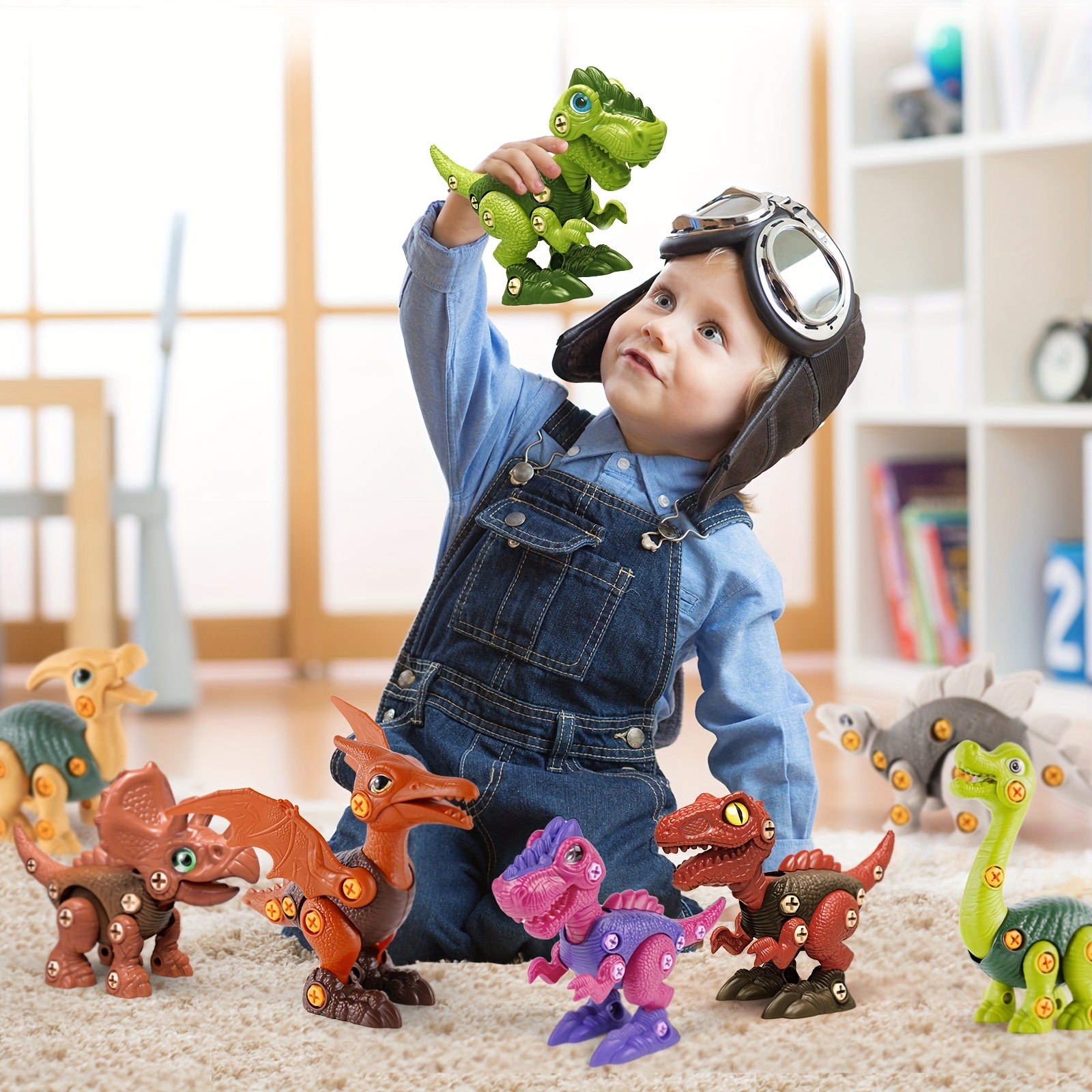 Mewaii® X Starpony® Jouets Dinosaures Dino Oeuf Avec Outils Diy