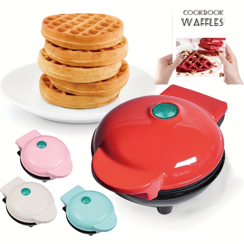 Mini Pancakes Maker Machine with Non Stick Plates, Small Pancake Griddle,  Ideal for Breakfast, Snacks, Desserts