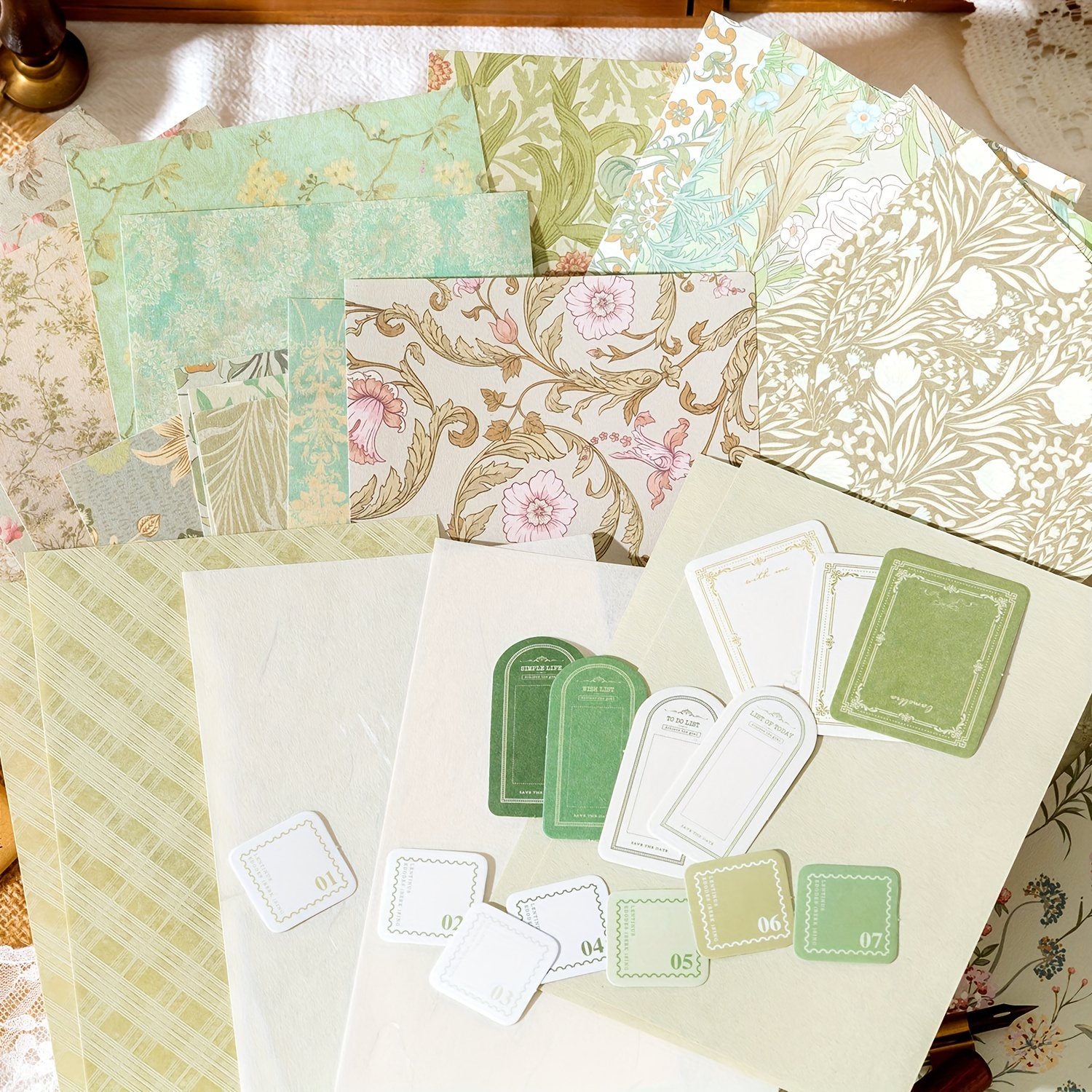 Vintage Scrapbook Paper Perfect Crafting Decorating - Temu