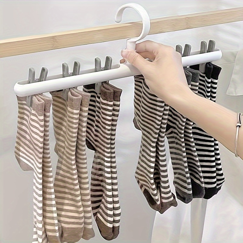  Foldable Windproof Travel Clothes Hanger Underwear Socks Bra  Drying Rack Clip Bathroom Organization Travel Hanger Clothespins for Hanging  Clothes : Home & Kitchen