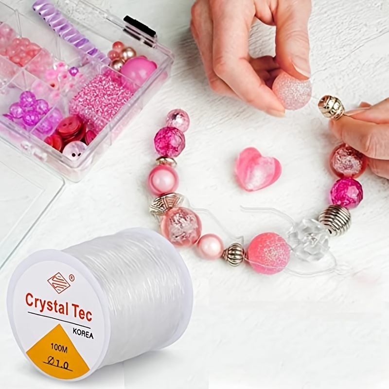 5-130m Crystal Clear Nylon Thread Fishing Line Wire for DIY Beads Craft  Jewelry Bracelet Earrings