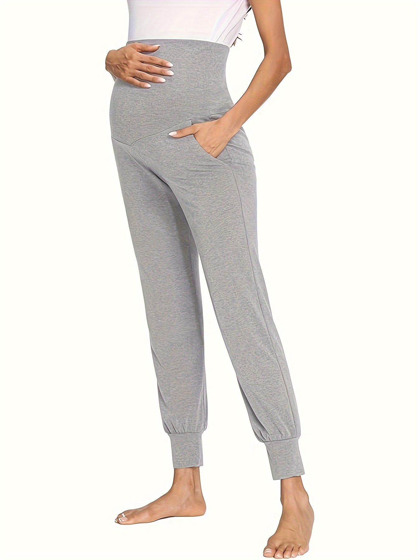 Women's Maternity Pants Sports Jogging Pants Abdominal - Temu