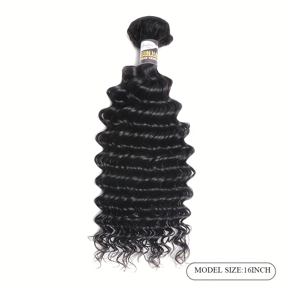 Deep Wave Human Hair Bundles 8-30inch