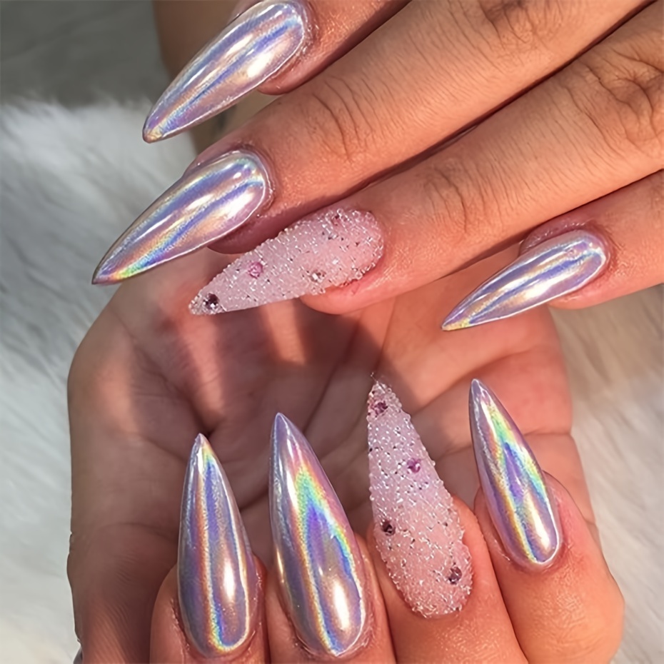 Holographic Nail Powder with Sparkling Effect - SZIMAGETECH