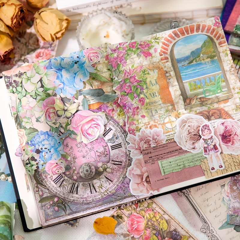 30 Fogli Di Carta Da Scrapbooking Della Collezione Vintage Flower Animals,  Carta Decorativa Non Adesiva Per