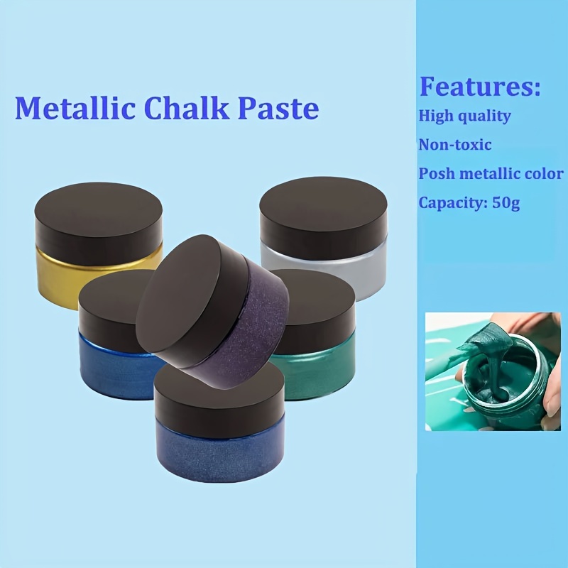 Posh Chalk Metallic and Textures Paste for furniture and