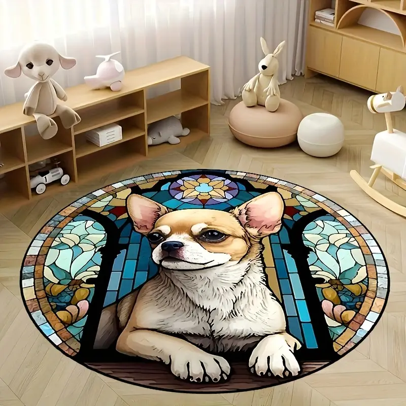 Dog Area Rug, Cartoon Animal Door Mat, Floor Mat, Bedroom Rug, Home Decor -  Temu