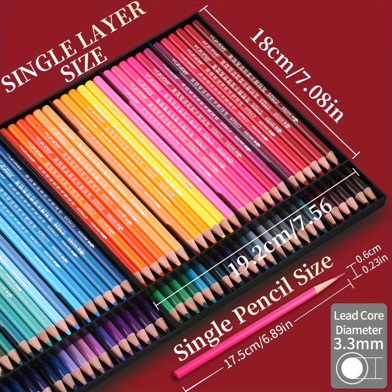 48 Color Colored Pencils, Suitable for Adults, Kids and Coloring Books,  Artist Sketch Drawing