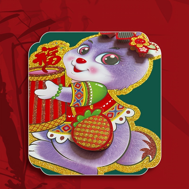 Chinese New Year Door Decorations Year Of The Rabbit Welcome Sign