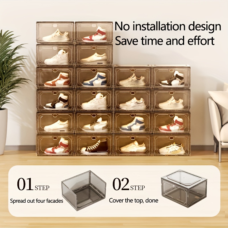 Practical Thicken Detachable Shoes Container, Large Storage Box