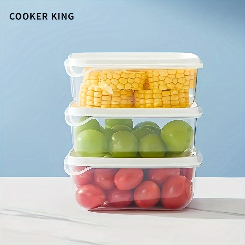 Fridge Food Storage Container With Lids Reusable 6 - Temu