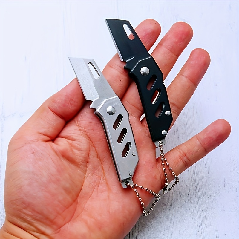 Brass Mini Small Pocket Knive Security Self-defense EDC Utility Knife  Portable Keychain Open Box Express Hand Tools For Men Gift - AliExpress