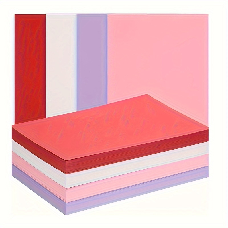 50 Sheets Pink Cardstock 8.5 x 11, 250gsm/92lb Pink Paper Thick Paper  Valentine Cardstock Paper for Crafts, Card Making, Invitations, Printing