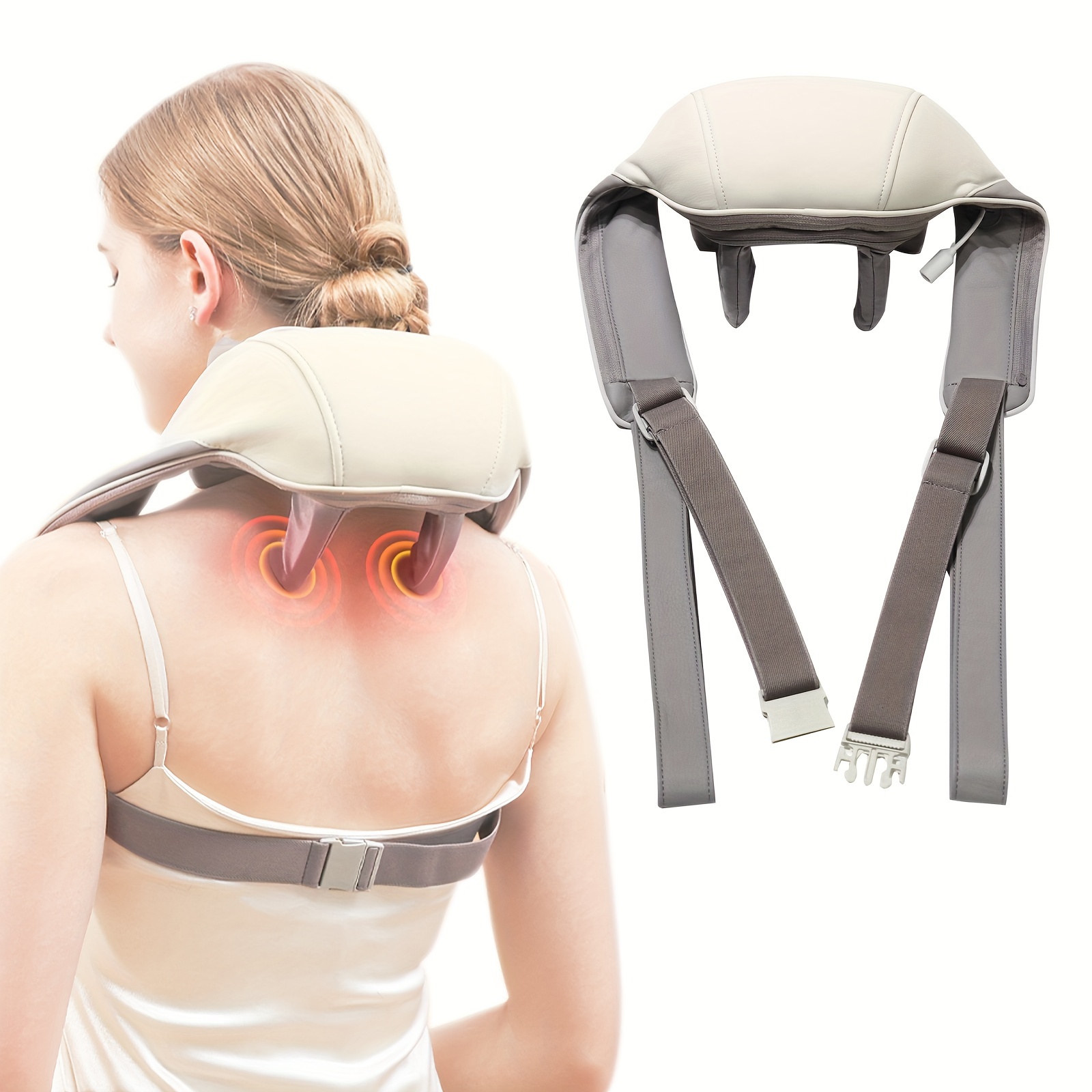 Portable Cervical Massage Pad: Relieve Shoulder Neck Fatigue - Temu