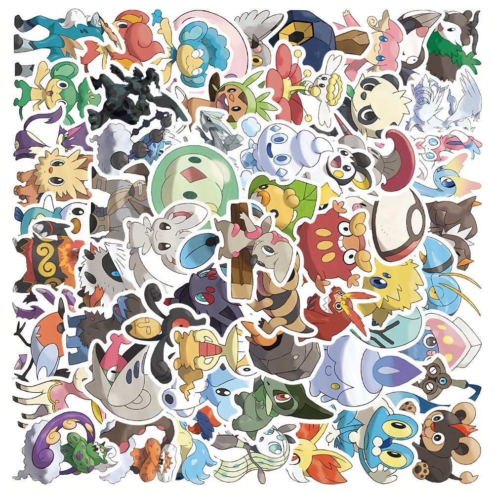 Funny Pokemon Stickers - Journal, Diary Stickers, Kawaii Stickers [35 pc]