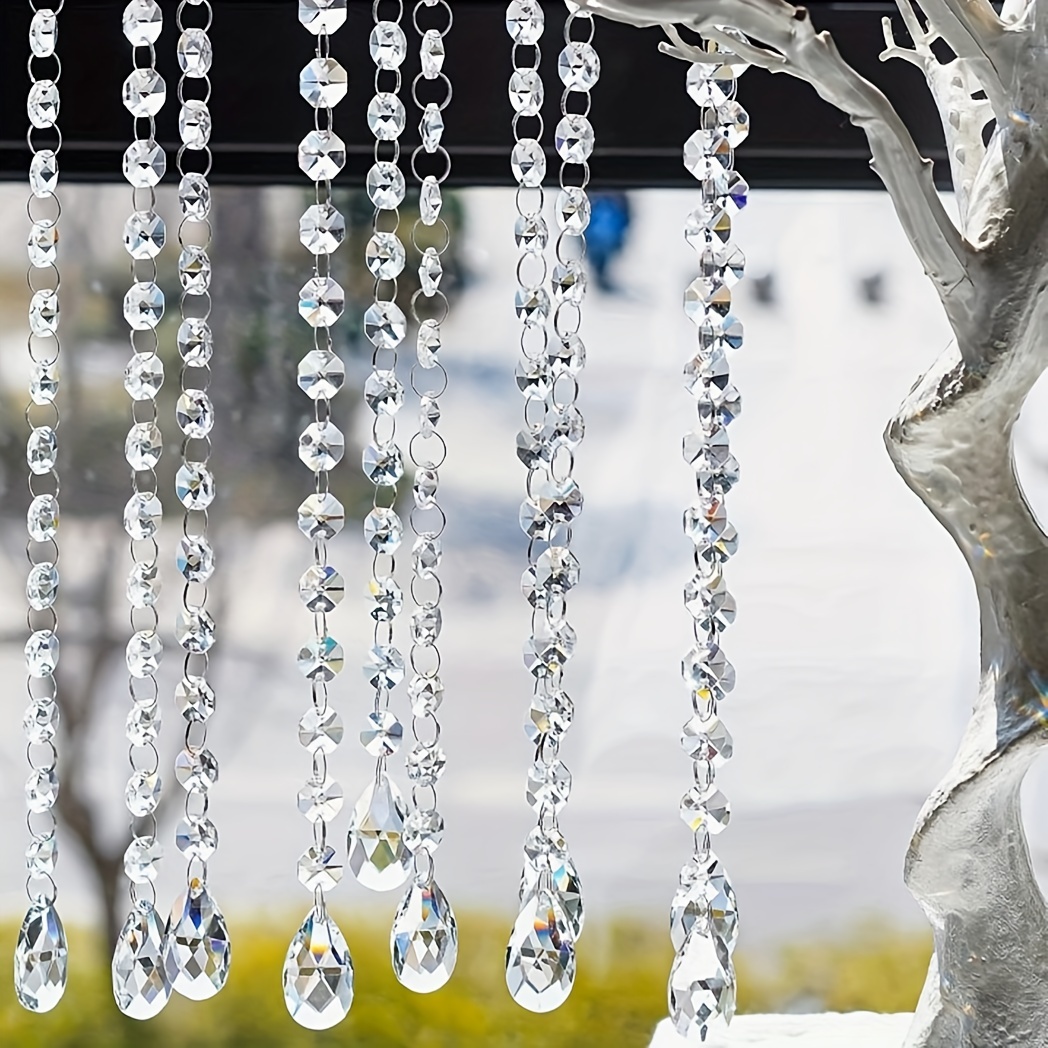 Acrylic Crystal Garland Strands String Of Beads W/crystal - Temu United  Arab Emirates