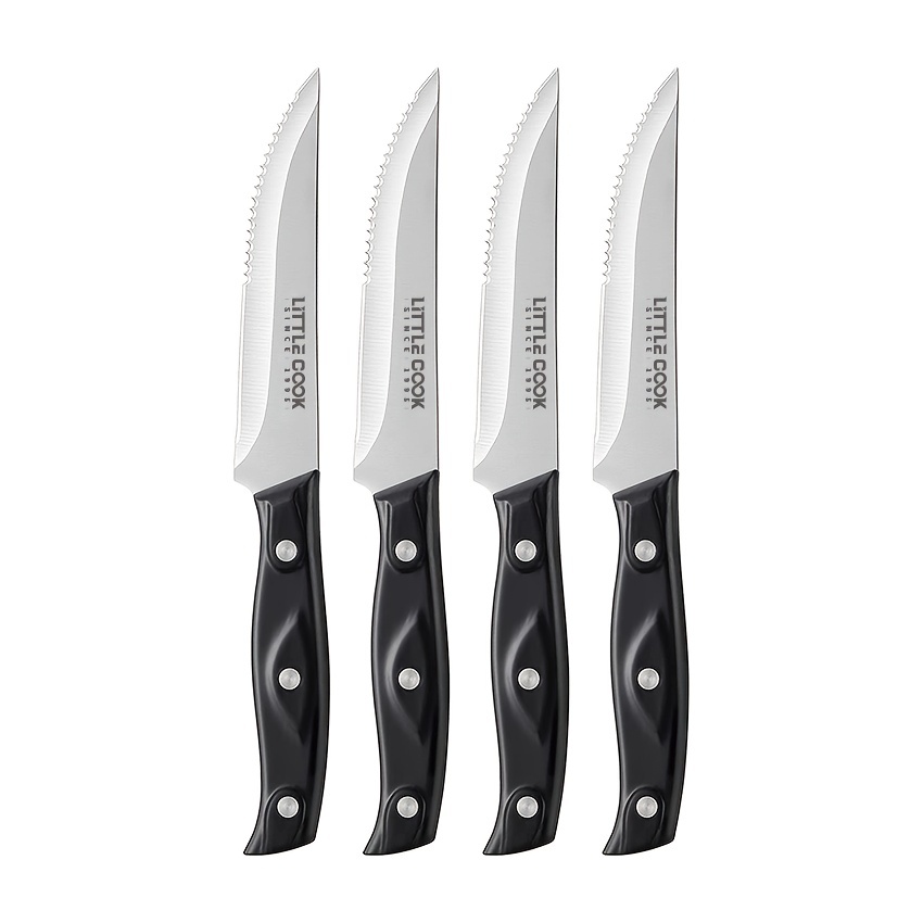 4pcs Steak Knives, Premium Stainless Steel Steak Knives Set, Kitchen  Supplies