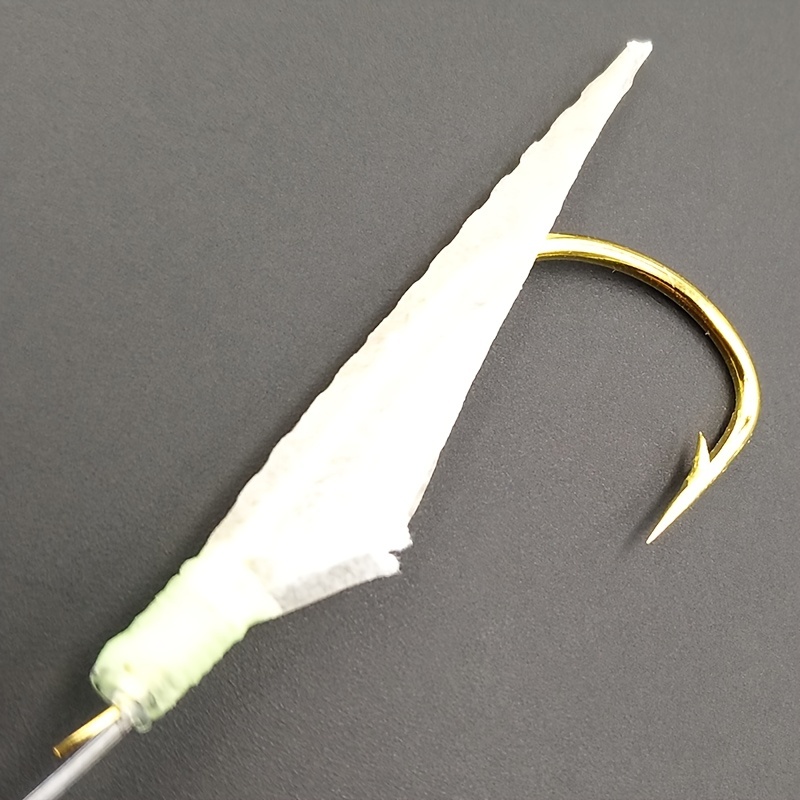 Sabiki Fish Skin Bait Rigs High Carbon Hook Luminous Bead