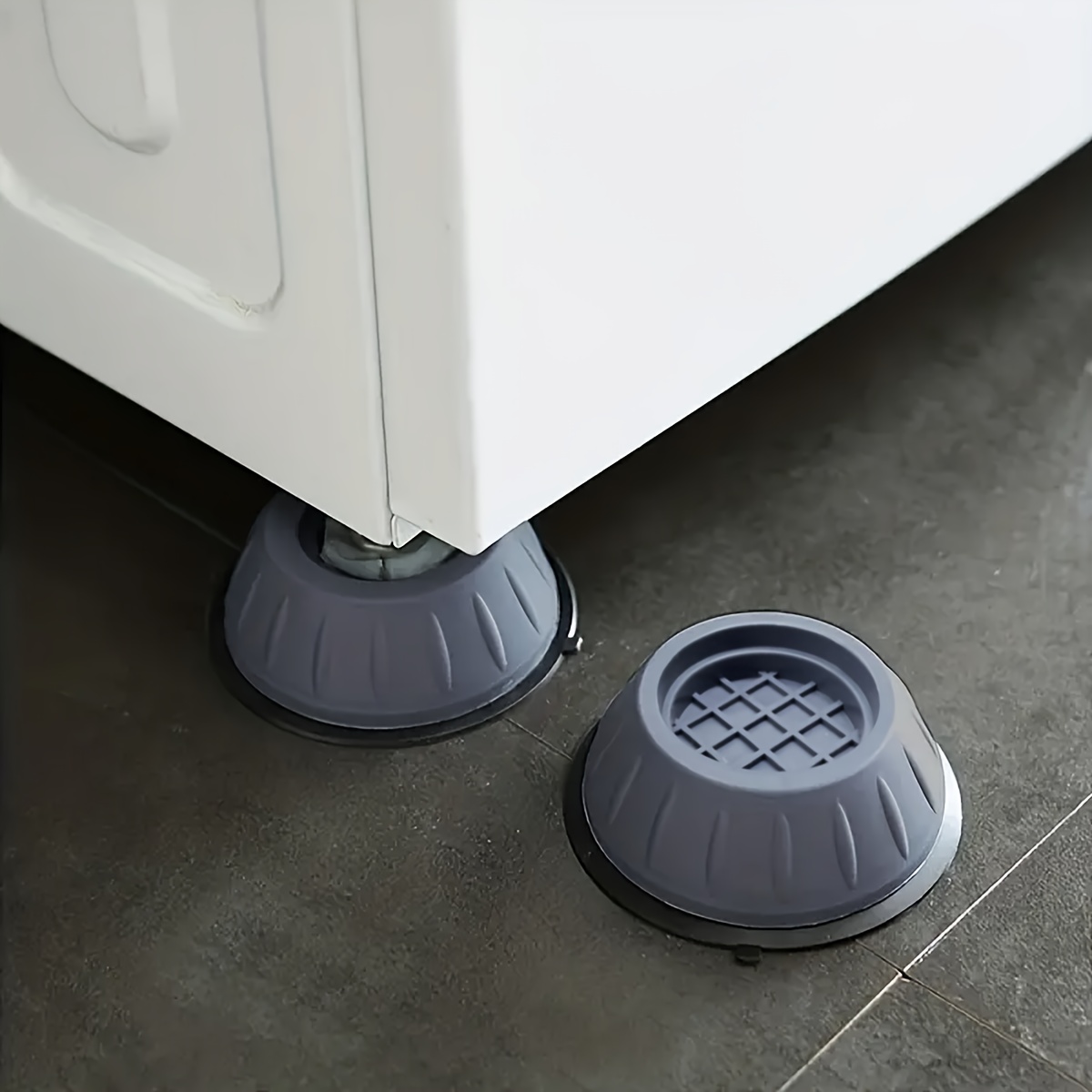 Almohadillas antivibración para pies de 1/2/4 piezas, alfombrilla de goma  para lavadora, secador de pies de goma antideslizante, soporte para  amortiguadores de soporte para refrigerador - AliExpress