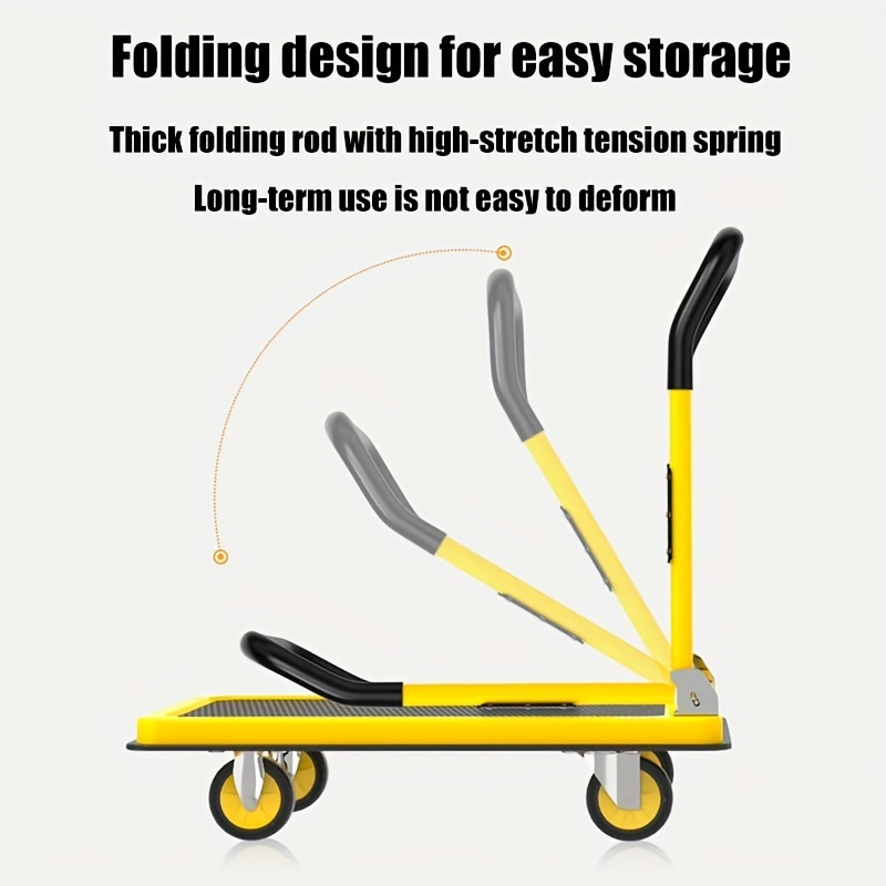 Folding Convenient Move Store Trolley Supermarket Truck - Temu