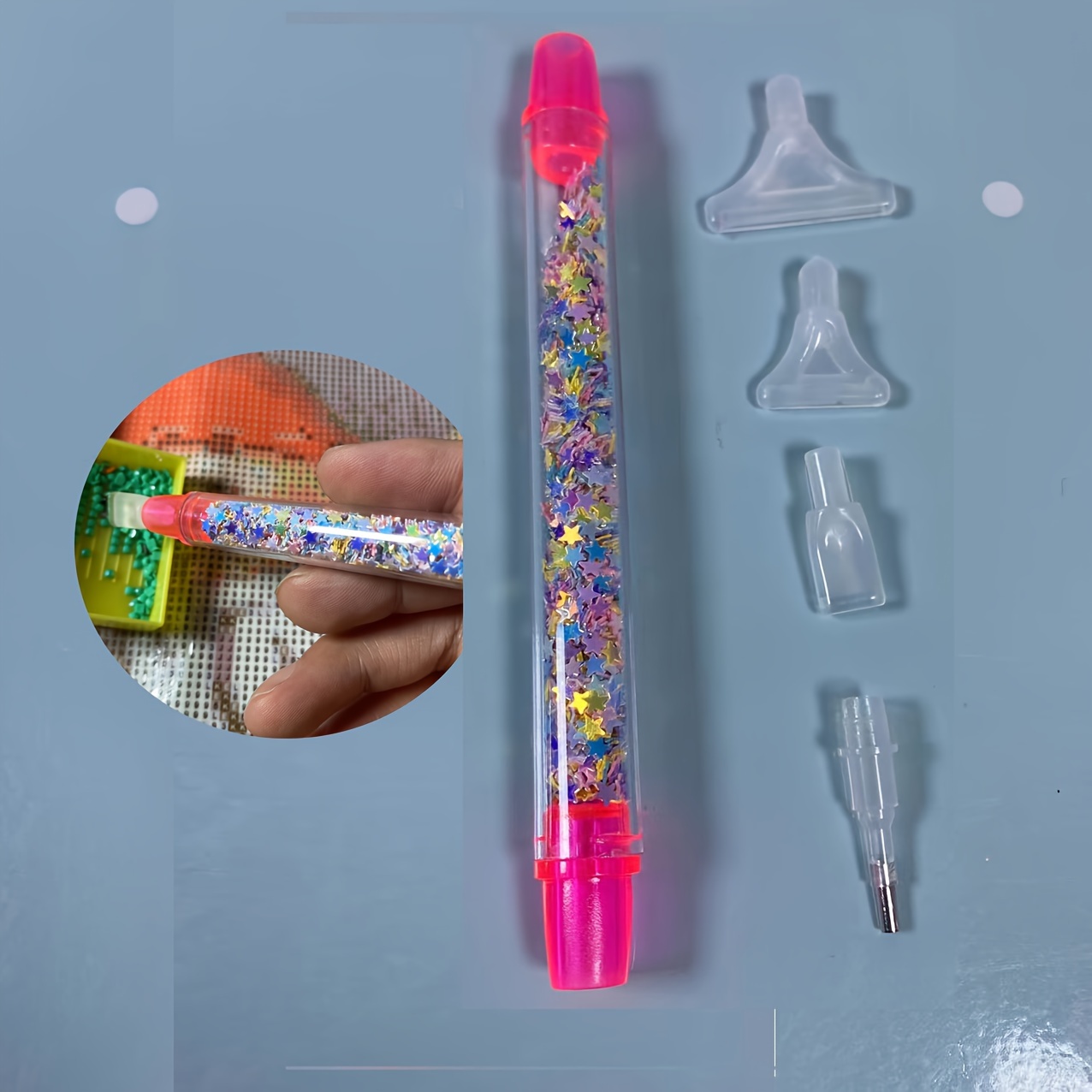 New 1set Diamond Painting Pen Star Sequins Point Drill Pen Pen Diamond Painting Tool