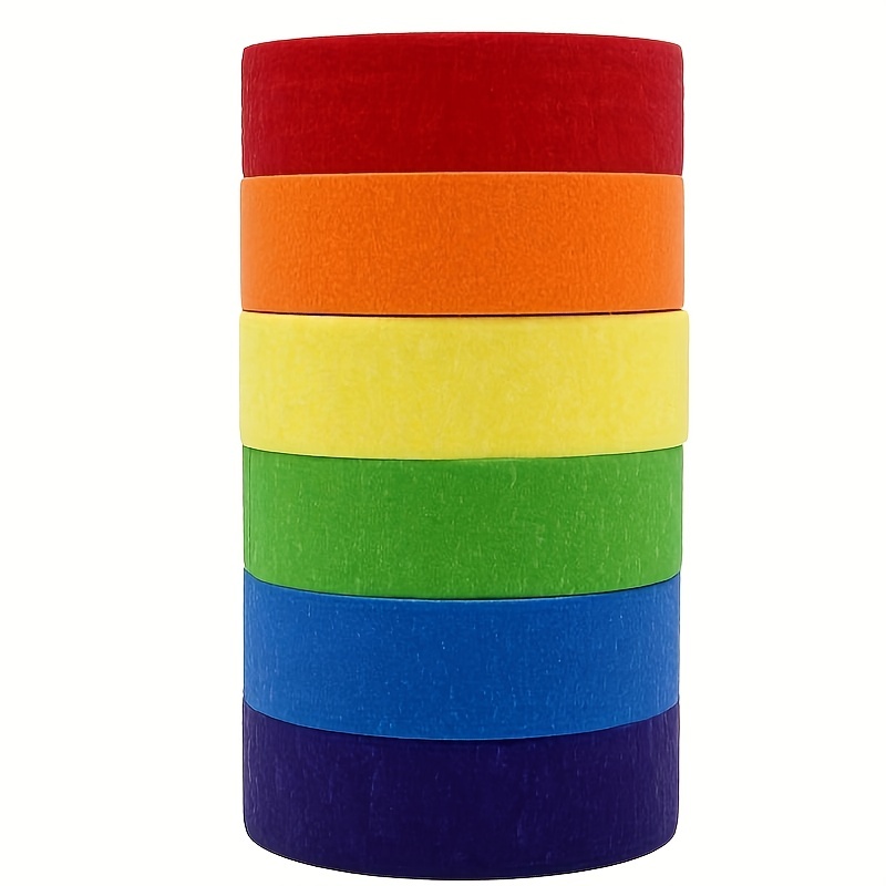 Red Masking Tape Roll, Wide Total 25 Yards Long, Craft Tape Color Painters  Tape Colorful Art Tape Rainbow Labeling Tapes Marking Tape For Students  Crafts Moving Classroom - Temu Bahrain