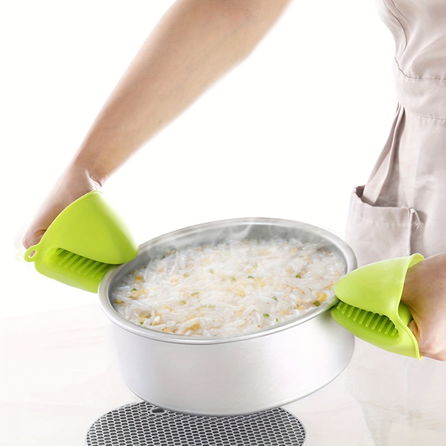 Mini Silicone Oven Mitts Magnetic Ergonomic Gloves Pot Holders Heat  Insulation Cooking For Baking Kitchen Tools
