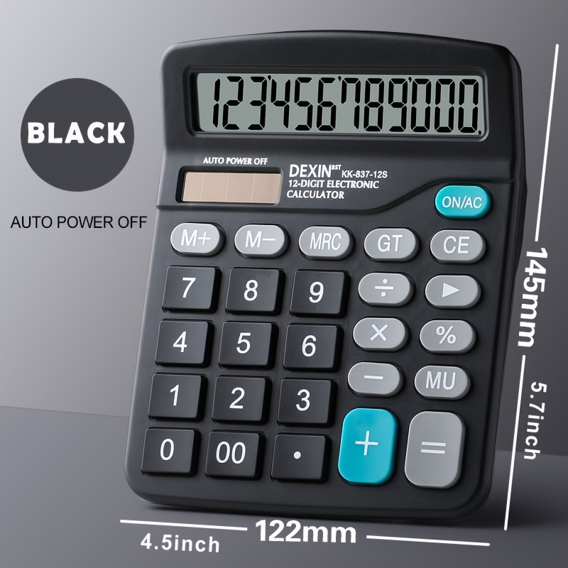 Calculatrice Solaire de Poche Mini Calculette sans Pile 11 x 6,5 cm