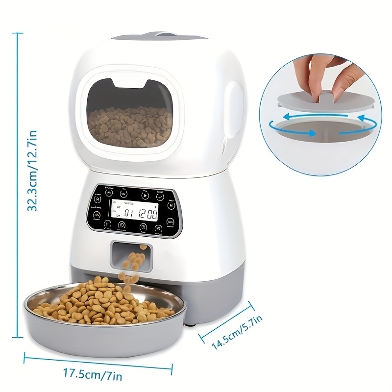 Eif Automatic Pet Feeder Automatic Pet Feeder Smart Food - Temu