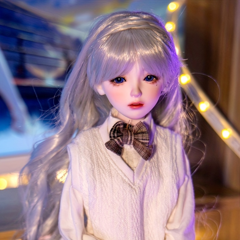 H4212 Articulated Doll Height Tpe Body+pvc Head Makeup Diy - Temu 