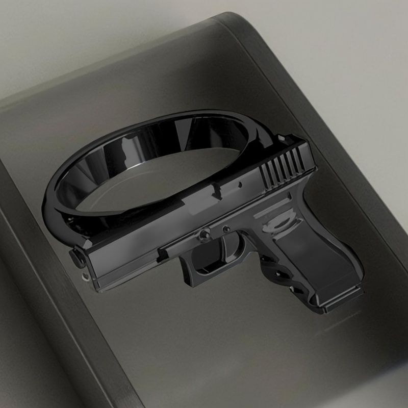 Men's Retro Punk Pistol Ring