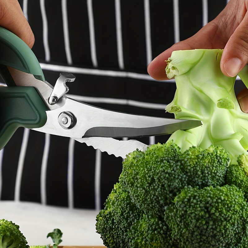 Heavy Duty Stainless Steel Chicken Bone Scissors for Kitchen Use