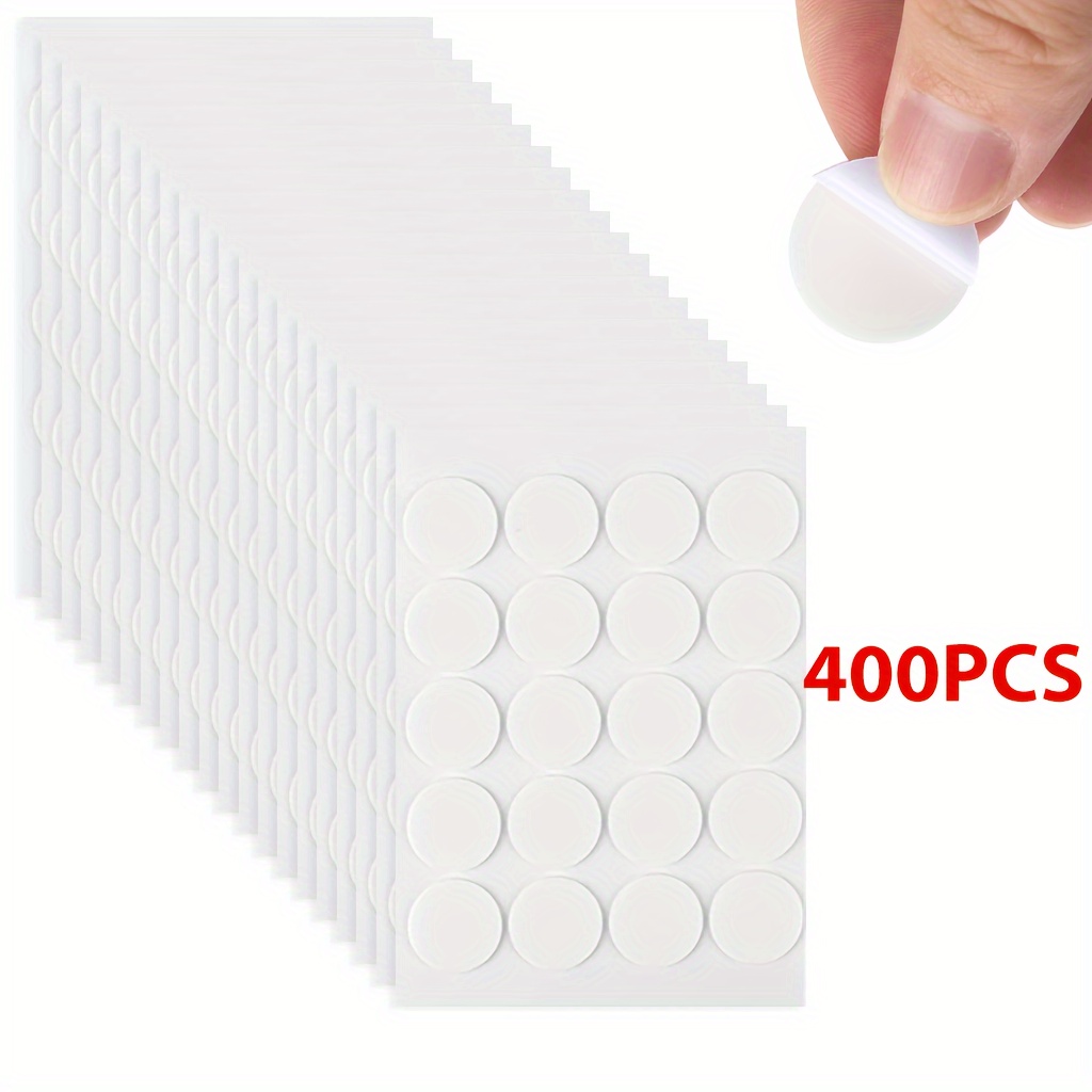 

400pcs/200pcs/100pcs Candle Wick Stickers, Heat Resistance Candle Making Double-sided Stickers