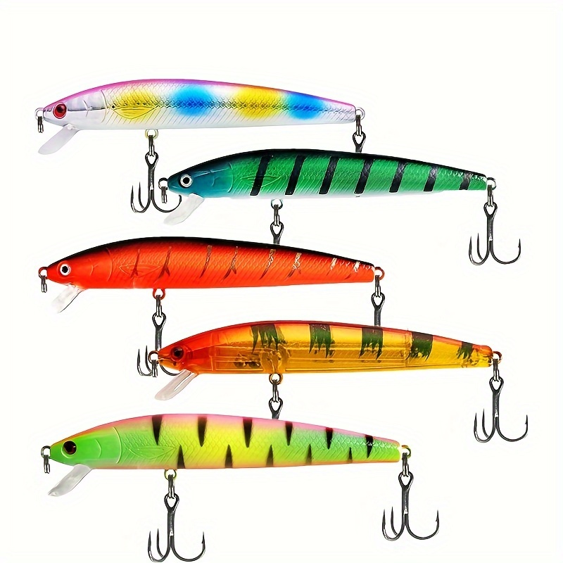 Minnow Lure Artificial Hard Bait Rattling Beads Floating - Temu Canada