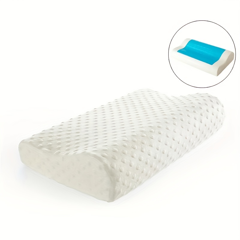 1 Pcs Memory Foam Pillow Summer Ice-cool  Memory Foam Bedding Neck Pillow  - 1 Memory - Aliexpress