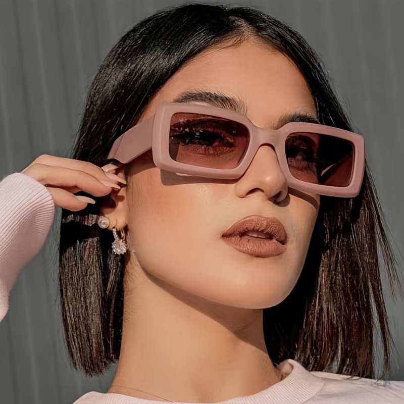 Gafas Sol Clásicos Cuadrados Mujer Diseño Elegante - Temu
