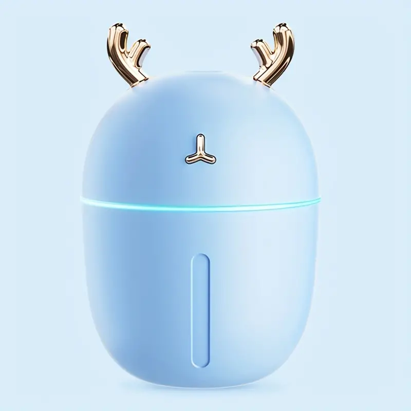 1pc cute pet usb air humidifier cute aroma diffuser with night light cold mist for bedroom home car plants purifier humifier room freshener moisturizing instrument for home use classroom school office travel  beach vacation  details 6